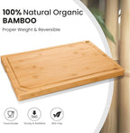 Hiware Extra Large Bamboo Cutting Board - Image 2