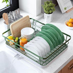 Kitsure Dish Drying Rack for Kitchen Counter, Stainless Steel Sink Organization by Kitsure