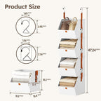 Homsorout Collapsible Hanging Closet Organizer - Image 6