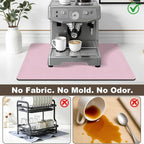 Coffee Mat, Absorbent Dish Drying Mat - Image 3