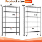 BestOffice | 6-Tier Wire Storage Shelves - Image 3