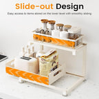 Under Sink Organizer, Heavy Duty Metal Pull Out Cabinet Organizer Slide Out - Image 2