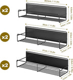 Mystozer 6 Pack Magnetic Spice Rack Organizer, Space Saver - Image 2