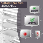 Bun Pan Rack, 20 Tier Bakery Rack - Image 4