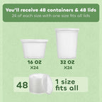 JoyServe 48 Sets Deli Containers - Image 2