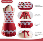 Vintage Floral Apron for Women - Image 4