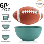 Wheat Straw Bowls Set 60 OZ Unbreakable Large Cereal Set of 6 - Image 3