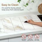 Large Stone Dish Drying Mat for Kitchen Counter, Foldable Water Absorbing - Image 5