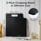 Wood Fiber Cutting Board Set of 2, Dishwasher Safe, Non-Toxic Cutting Board - Image 5