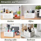 DRASTAR Silverware Caddy, Wooden Utensil Holder, Picnic Cutlery Holder - Image 6