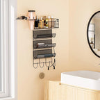 VITVITI Metal Hair Tool Organizer Wall Mount, Hair Dryer Holder - Image 3