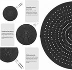 Silicone Splatter Screen for Frying Pan, Heat Resistant Guards for Frying - Image 4