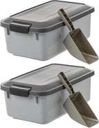 IRIS USA WeatherPro Airtight Pet Food Storage Container, Dog Cat Bird and Other - Image 6