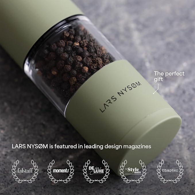 LARS NYSØM Salt and Pepper Grinder Set I Salt and Pepper Mills - Image 4
