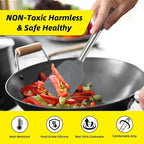 4 Pack Silicone Utensils Set，Non Stick Solid Spatulas, Slotted Spoons - Image 6