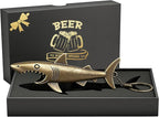 Cool Shark Bottle Opener Keychain, Vintage Zinc Alloy Beer Opener, Portable Key by Unknown
