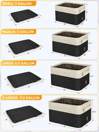 BALEINE 2 Pack Fabric Closet Storage Bins - Image 2