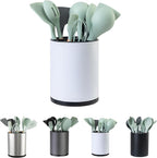 LIBODOUR Kitchen Utensil Holder Extra Large 360°Rotating by ModernandFarmhouseUtensilHolder