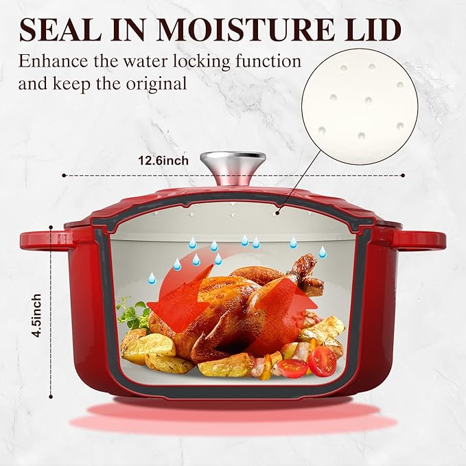 Enameled Cast Iron Dutch Oven - Image 2