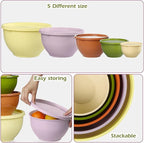 Greentainer Plastic Mixing Bowls - Image 6