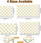 Checkered Dish Drying Mat for Kitchen, Coffee Station Mats - Image 5