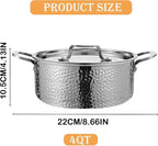 Vivicreate Tri-Ply Stainless Steel Stockpot Deep Cooking Pot - Image 8