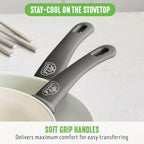 GreenLife Non Stick Fry Pan Set, Non-Toxic PFAS-Free Ceramic Skillets, - Image 7
