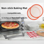 Round Silicone Baking Mats for 12 Inch Pizza Pan, 12 Inch Large Pizza Mat or - Image 7