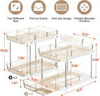 Delamu 2-Tier Multi-Purpose Bathroom Under Sink Organizers and Storage - Image 2