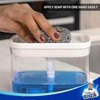 MR.SIGA 2 in 1 Premium Soap Dispenser and Sponge Holder, Dishwashing Soap Pump - Image 5