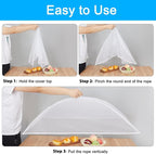 Anpro Food Covers for Outdoors, Pop-Up Mesh Food Tents, Collapsible Reusable - Image 7