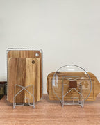 Pot Lid Organizer Cutting Board Holder Inside Cabinet 304 Stainless Steel Pots - Image 5