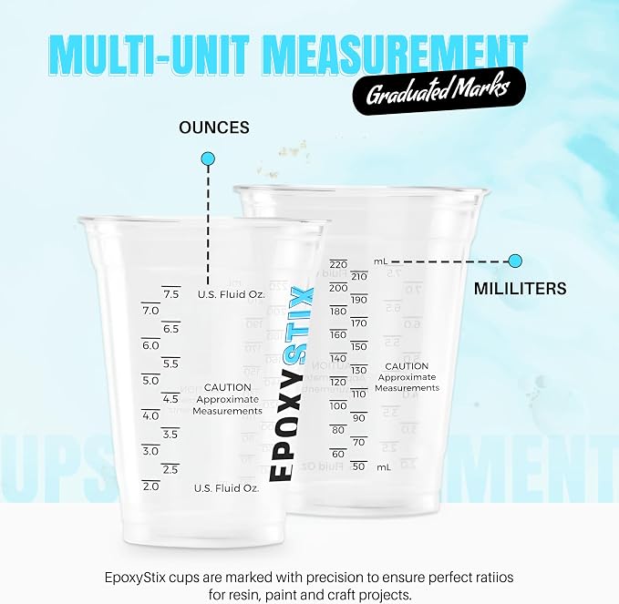 10oz Disposable Graduated Measuring Cups - Image 2