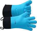 GEEKHOM BBQ Gloves Heat Resistant Oven Mitts by GEEKHOM