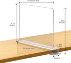 10 PCS Shelf Dividers for Closet Organization Acrylic Clear Closet Shelf - Image 2