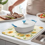 Dish Drying Mat Drainer Pads - Image 2