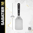 Sabatier Triple Rivet Stainless Steel Wide Turner - Image 2
