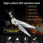 ONEBOM Kitchen Scissors 2 Pack, Heavy Duty All Purpose Shears - Image 2