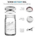 Ball Wide Mouth Glass Mason Jars - Image 6