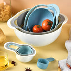Plastic Mixing Bowls Set 8/10 PCS - Image 7