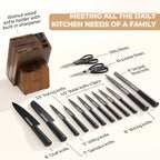 OOU Kitchen Knife Block Set - Image 6
