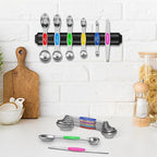 Wildone 14 Piece Stainless Steel measuring spoons Set, Including 8 Double Sided - Image 7
