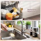 16-Piece Stainless Steel Measuring Cups and Spoons Set, Strong Magnetic Nesting - Image 4