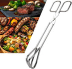 Hiash 11" Heavy Duty Stainless Steel Kitchen Scissor Tongs - Image 7