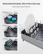 SUNLY Expandable Dish Drying Rack, Versatile Brackets - Image 3