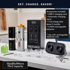 Home Hero Electric Salt and Pepper Grinder Set - Image 7