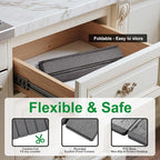 cuomaop Stone Drying Mat for Kitchen Counter Large, Foldable Quick Dry - Image 4