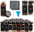 Skiileor 36 Pcs Spice Jars by Skiileor