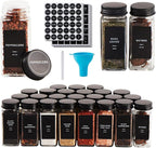 Skiileor 48 Pcs Spice Jars by Skiileor