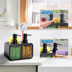 Kitchen Soap Dispenser Set, - Image 4